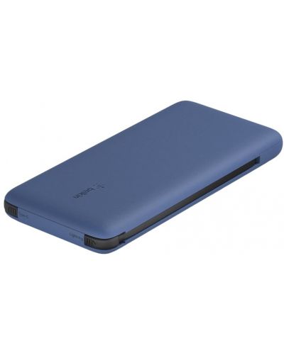Портативна батерия Belkin - Boost Charge Plus 10K, USB-C/Lightning, синя - 2