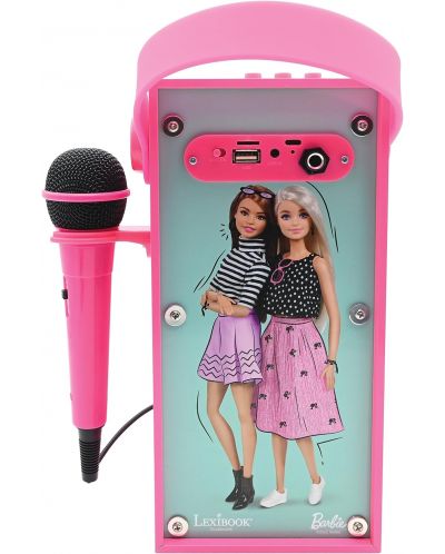 Портативна колонка Lexibook - Barbie BTP180BBZ, розова - 3