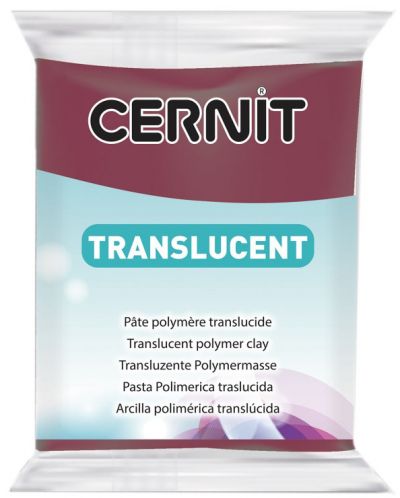 Полимерна глина Cernit Translucent - Бордо, 56 g - 1