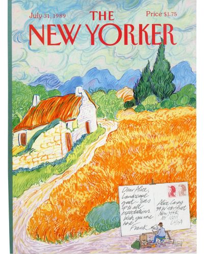 Пъзел New York Puzzle от 500 части - Импресионистична пощенска картичка - 1