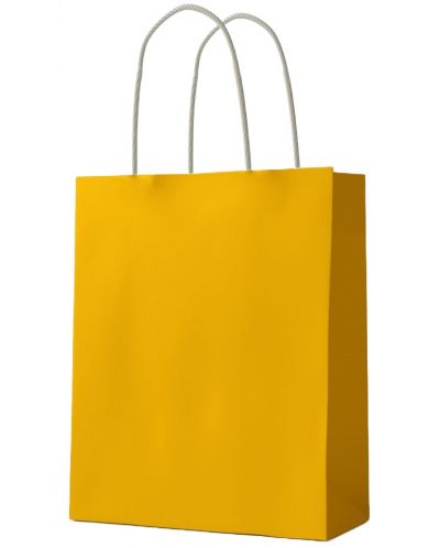 Подаръчна торба S. Cool - крафт, жълта, L - 1
