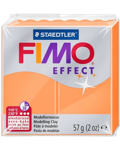 Полимерна глина Staedtler Fimo Effect - 57 g, оранжева - 1