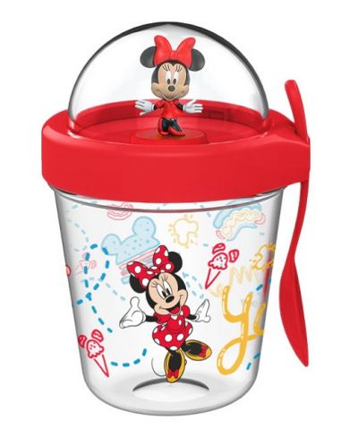 Комплект чаша и фигурка за игра Disney - Мини Маус - 1
