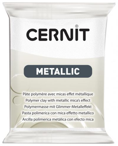 Полимерна глина Cernit Metallic - Перлена, 56 g - 1