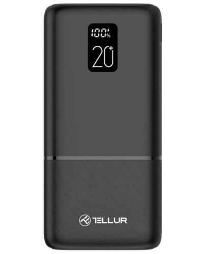 Портативна батерия Tellur - Boost Pro PD202, 20000 mAh, черна - 1