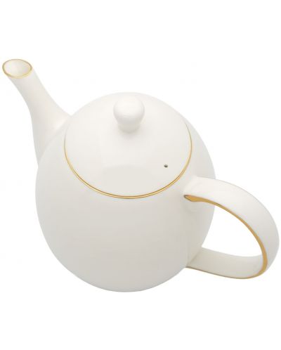 Порцеланов сет за чай Bredemeijer - Canterbury, 1.2 L, 3 части, бял - 3