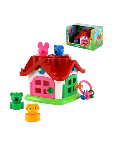 Играчка за сортиране Polesie Toys - Къща - 1