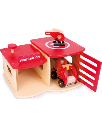 Игрален комплект Legles Small Foot Design - Пожарна станция - 3