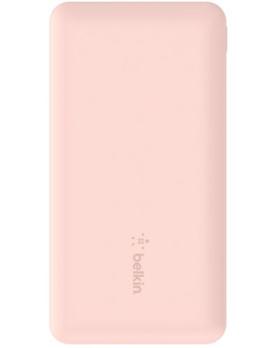 Портативна батерия Belkin - BoostCharge, 10000 mAh, розова - 1
