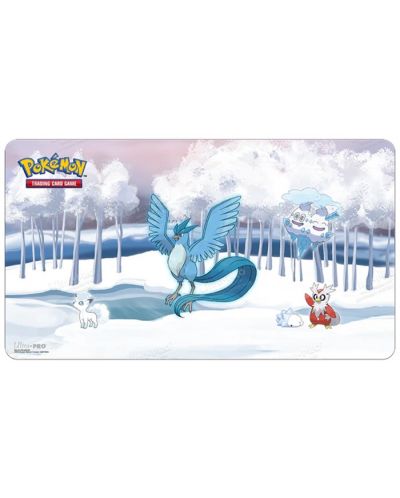Подложка за игри с карти Ultra Pro Playmat Pokemon TCG: Gallery, Frosted Forest - 1