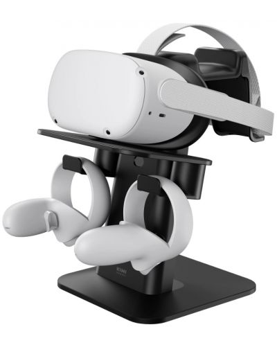 Поставка Kiwi Design - VR Stand and Organizer, черна - 3