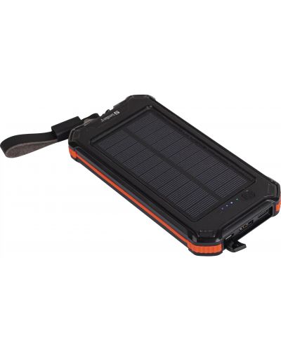 Портативна батерия Sandberg - Solar 3 в 1, 10000 mAh, черна - 2