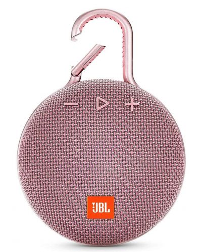 Портативна колонка JBL - Clip 3, розова
