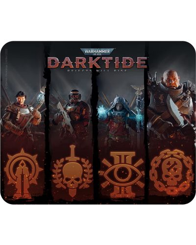 Подложка за мишка ABYstyle Games: Warhhammer 40K - Darktide - 1