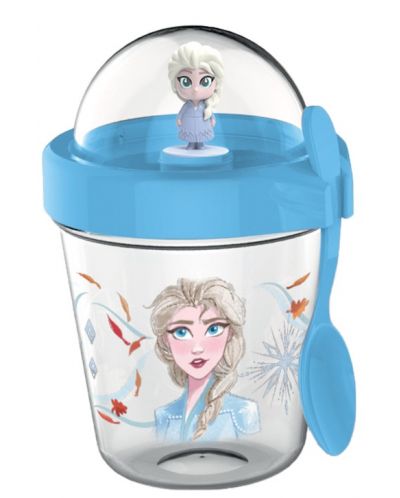 Комплект чаша и фигурка за игра Disney - Елза - 1