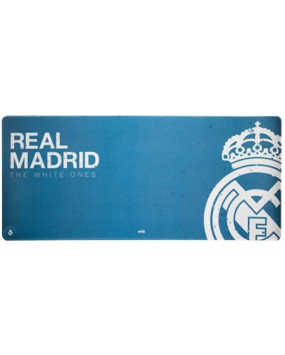 Подложка за мишка Erik - Real Madrid, XL, мека, синя/бяла - 2