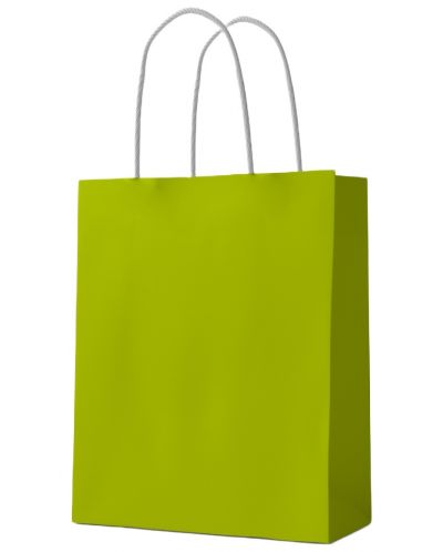 Подаръчна торба S. Cool - крафт, зелена, М - 1