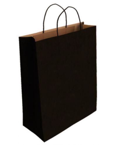 Подаръчна торбичка IPA - Крафт, черна, L - 1