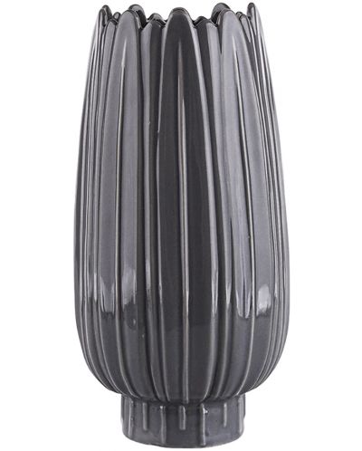 Порцеланова ваза ADS - Сива, 12 х 12 х 24.5 cm - 1