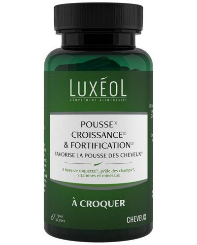 Pousse Croissance Fortification à Croquer За растеж и укрепване на косата, 30 таблетки, Luxéol - 1