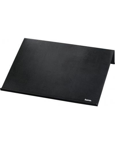 Поставка за лаптоп Hama - Carbon look, до 18.4", черна - 1
