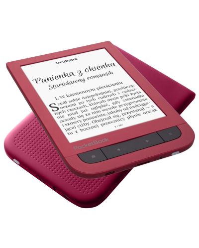 Електронен четец PocketBook - Touch HD 2, червен - 3