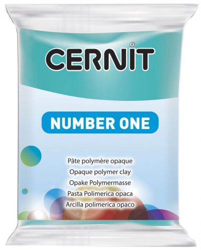 Полимерна глина Cernit №1 - Тюркоазено синя, 56 g - 1