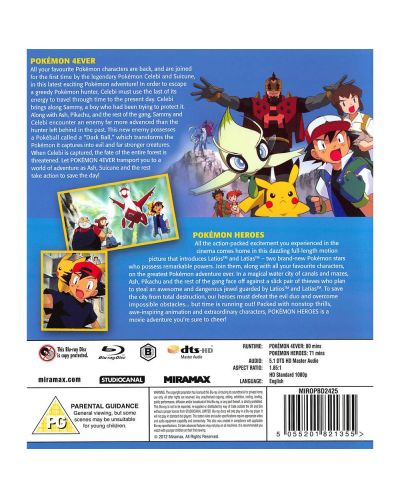 Pokemon Forever & Pokemon Heroes (Blu-Ray) - 2