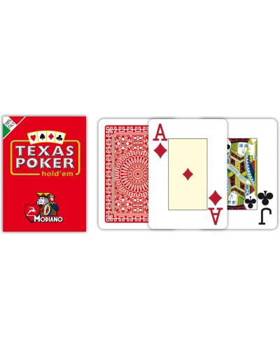 Покер карти Texas Hold’em Poker - червен гръб - 2