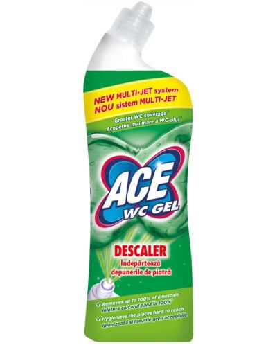 Почистващ препарат за тоалетна ACE - WC Gel Descaling, 700 ml - 1