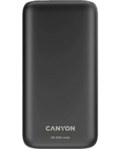 Портативна батерия Canyon - PB-301, 30000 mAh, черна - 3