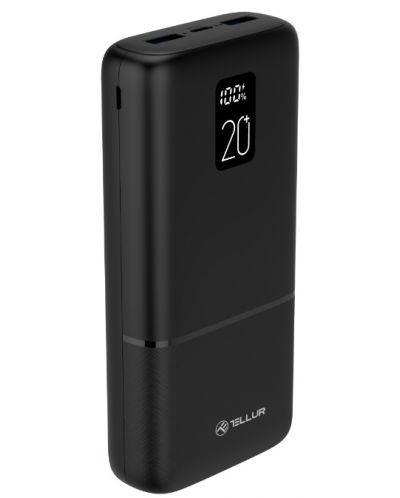 Портативна батерия Tellur - Boost Pro PD202, 20000 mAh, черна - 2