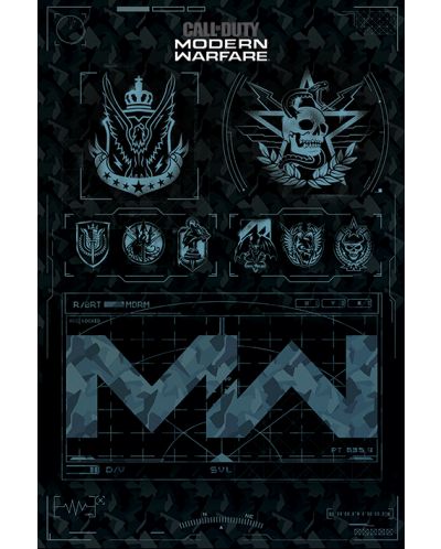 Макси плакат Pyramid Games: Call of Duty: Modern Warfare - Fractions - 1