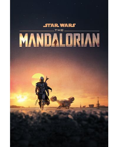 Макси плакат Pyramid - Star Wars: The Mandalorian (Dusk) - 1
