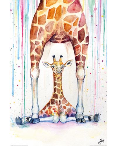 Макси плакат Pyramid Art: Marc Allante - Gorgeus Giraffes - 1