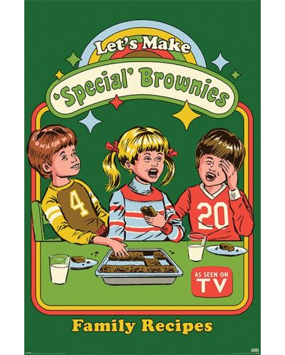 Макси плакат Pyramid Art: Steven Rhodes - Let's Make Special Brownies - 1