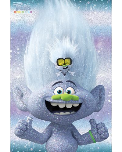 Макси плакат Pyramid Animation: Trolls - Guy Diamond and Tiny - 1
