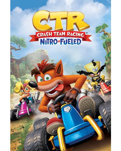 Макси плакат Pyramid Games: Crash Bandicoot - Race - 1