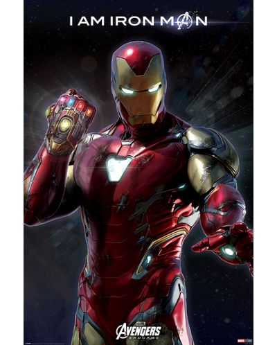 Макси плакат Pyramid Marvel: Avengers - I Am Iron Man - 1