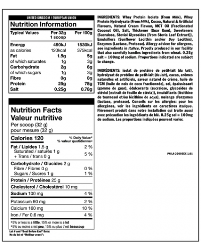 ISO Surge, peanut butter chocolate, 2.27 kg, Mutant - 2