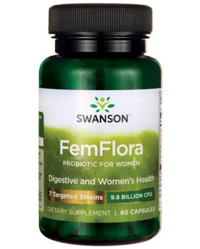 FemFlora, 60 капсули, Swanson - 1