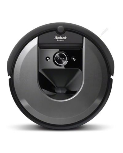 Прахосмукачка-робот iRobot - Roomba i8 Combo, черна - 1