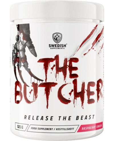 The Butcher, raspberry smash, 525 g, Swedish Supplements - 1