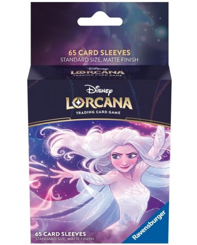 Протектори за карти Disney Lorcana TCG: The First Chapter Card Sleeves - Elsa (65 бр.) - 1