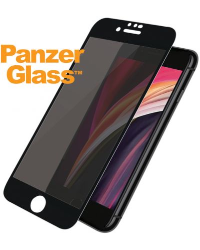 Стъклен протектор PanzerGlass - Privacy, iPhone SE 2020/7/8/6/6s/SE - 1