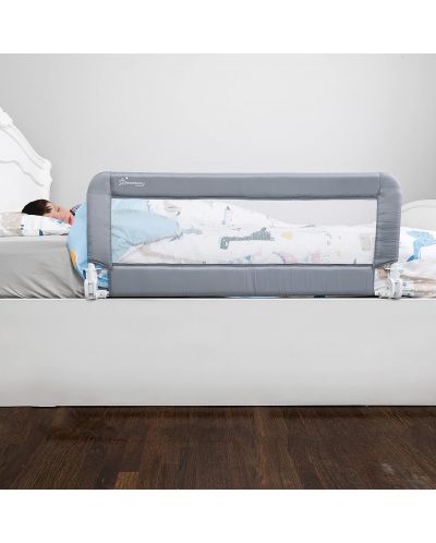 Преграда за легло Dreambaby - Milan Deluxe, сива - 5