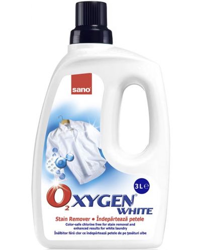 Препарат за петна Sano - Oxygen White, 3 L - 1