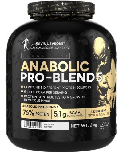 Black Line Anabolic Pro Blend 5, шоколад, 2 kg, Kevin Levrone - 1