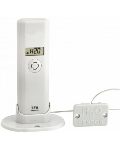 Предавател за температура с дисплей и детектор за вода TFA - WEATHER HUB - 1
