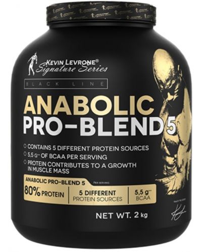 Black Line Anabolic Pro Blend 5, кафе, 2 kg, Kevin Levrone - 1